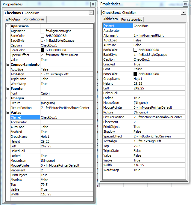 Uso y propiedades del Checkbox (desde una hoja excel) « Excel Avanzado