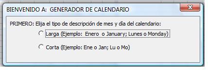 formulario 1 Calendario 2013 Excel con VBA