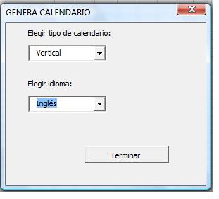 formulario 2 Calendario 2013 Excel con VBA