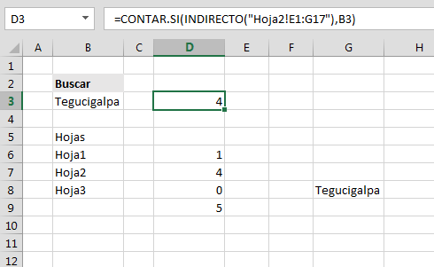 Contar veces que se repite un valor en Excel