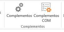 COMPLEMENTOS Ficha Desarrollador en Excel