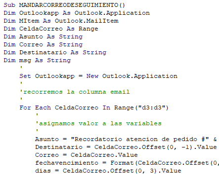 Enviar correo masivo outlook desde excel