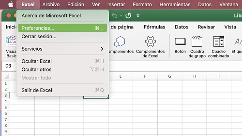 Habilitar Macros en Excel para Mac